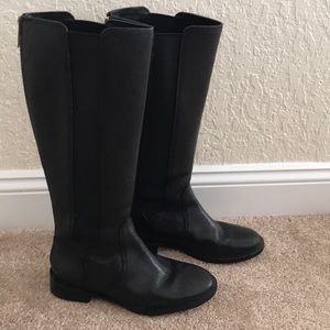 Tory Burch black leather boots